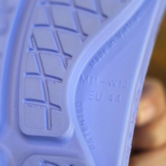 OOFOS Ooahh Men's Slides Sandals Purple Haze Size 11 US Running Recovery New - Picture 9 of 10